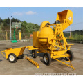 500L portable concrete mixer self loading